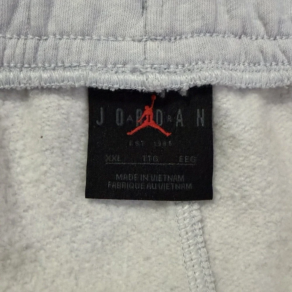 Jordan Flight MVP Harbour Fleece Pants FN6356-043 Pure Platinum Mens Size 2XL